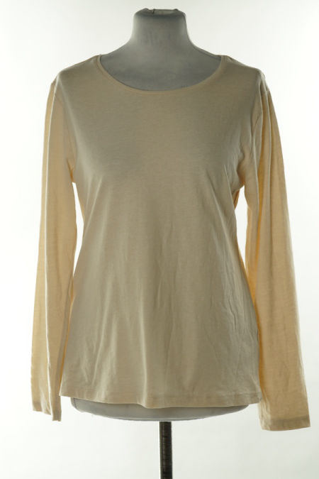 Bluzka beżowa gładka