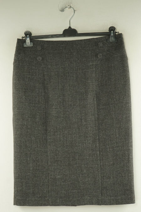 Spódnica ciemnoszara materiałowa