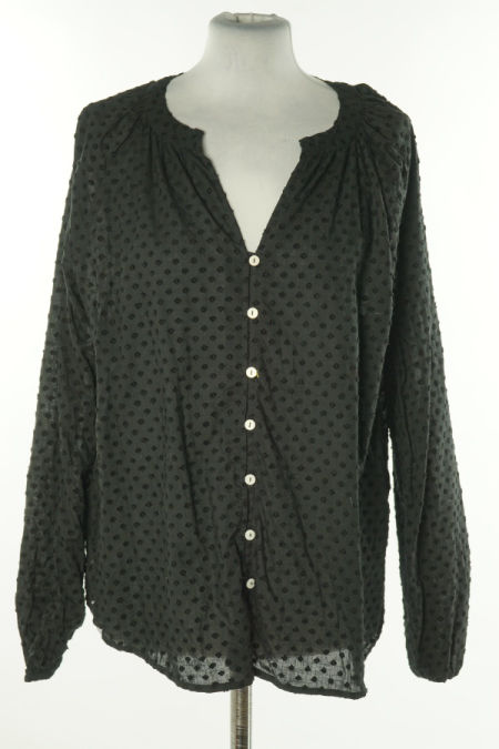 Koszula czarna w kropki 3D