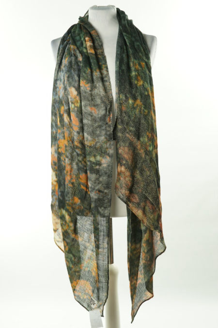 Szal wielokolorowy połyskujący