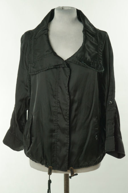 Koszula czarna ze ściągaczami