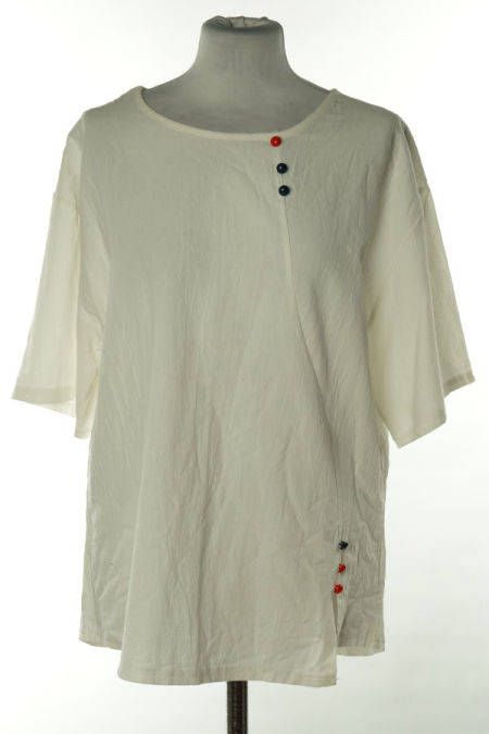 Bluzka biała z krótkim rękawem