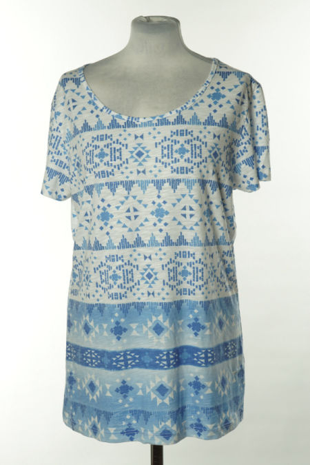 Koszulka biało-niebieska