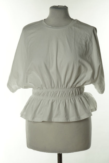 Koszulka biała ze ściągaczem