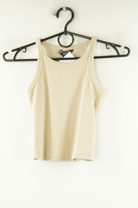 Bluzka beżowa prążkowana