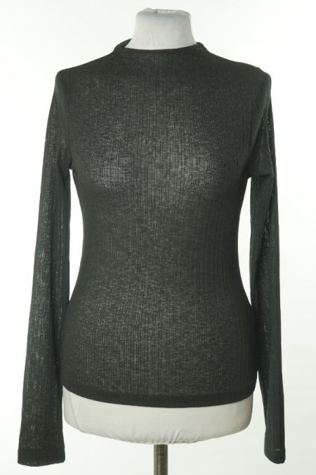 Bluzka czarna prążkowana, cienka