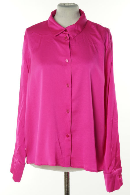 Koszula różowa a'la satynowa