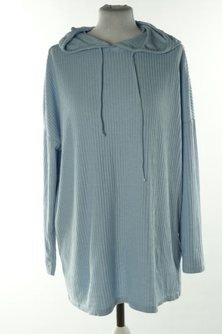 Bluza niebieska z kapturem