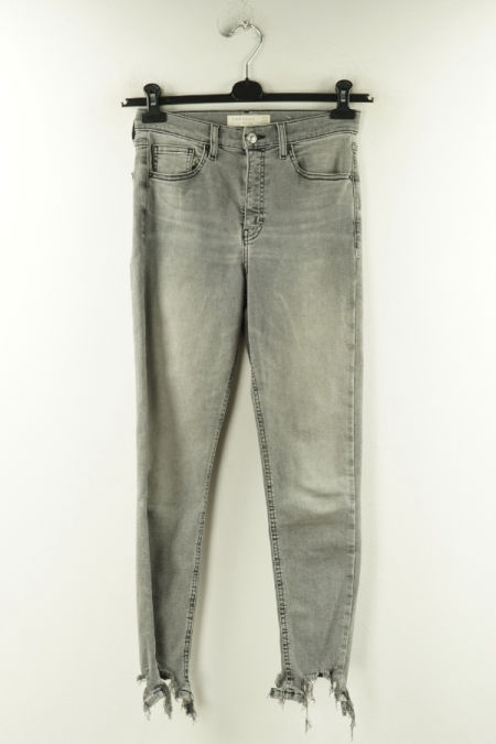 Spodnie szare jeansowe