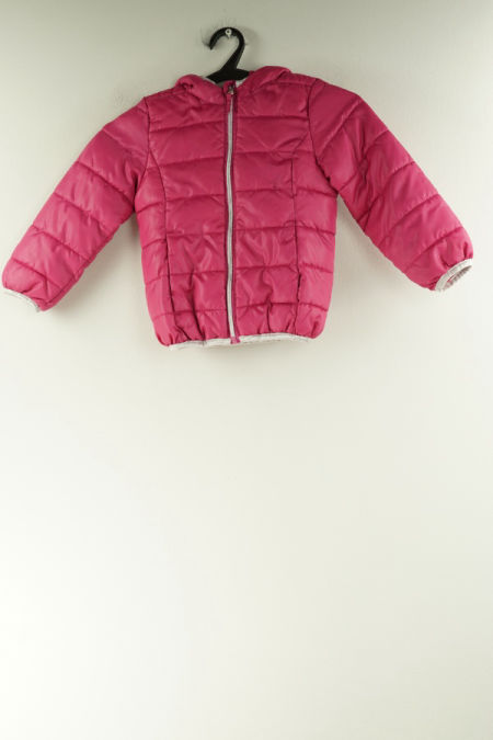 Kurtka różowa pikowana