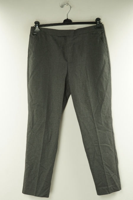 Spodnie szare z kantem