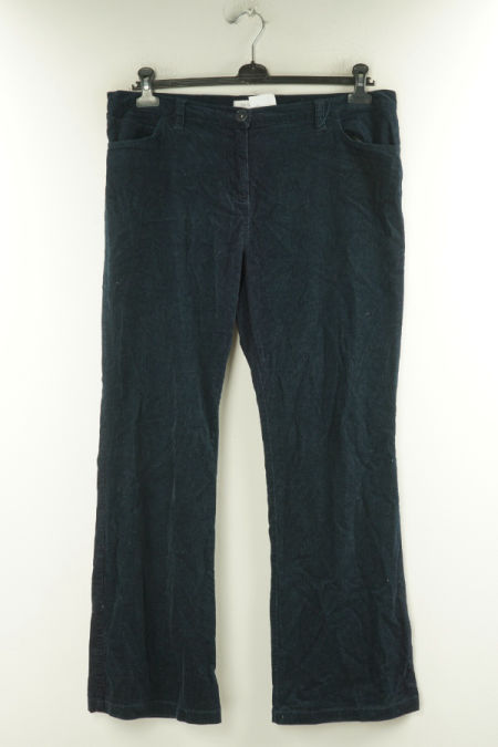 Spodnie sztruksowe granatowe