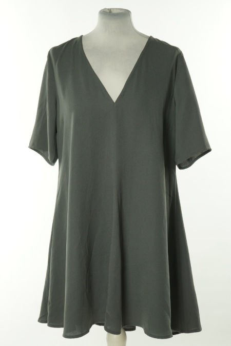 Sukienka szara rozkloszowana