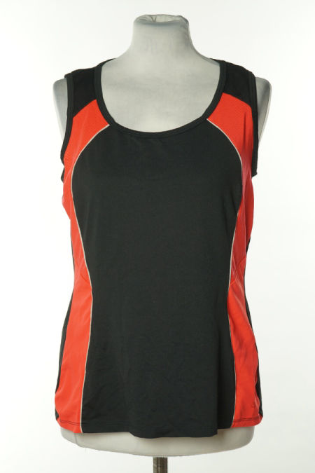 Koszulka czarno-różowa sportowa