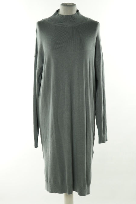 Sukienka szara sweterkowa