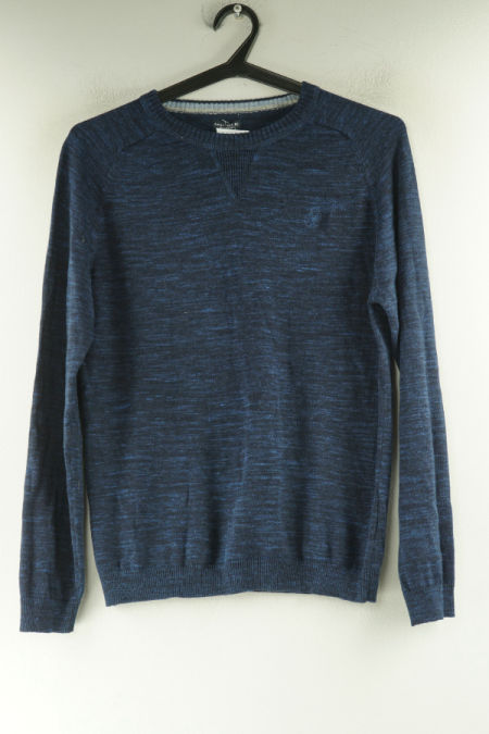 Sweter granatowy melanż