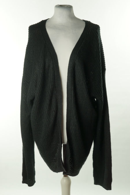 Kardigan czarny sweterkowy