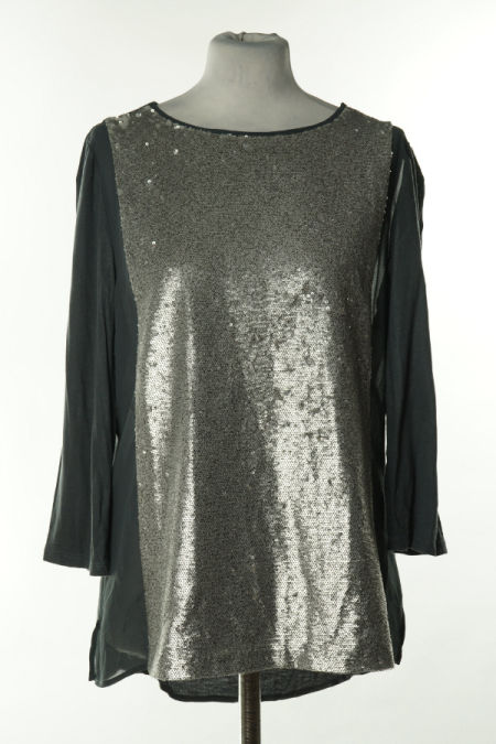 Bluzka szara z cekinami