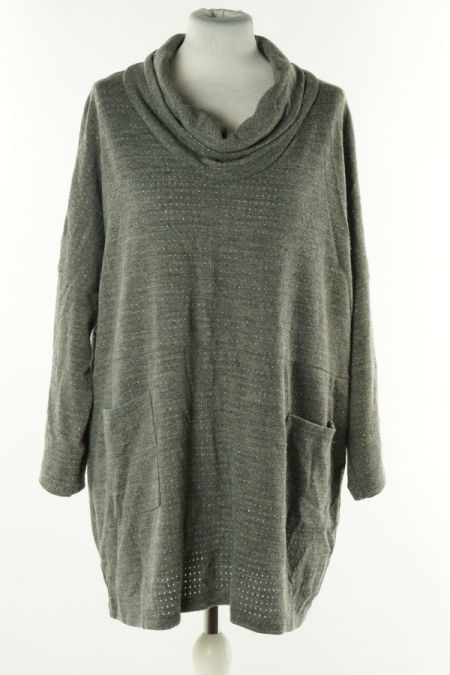Tunika szara sweterkowa