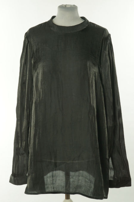 Bluzka czarna z marszczoną fakturą