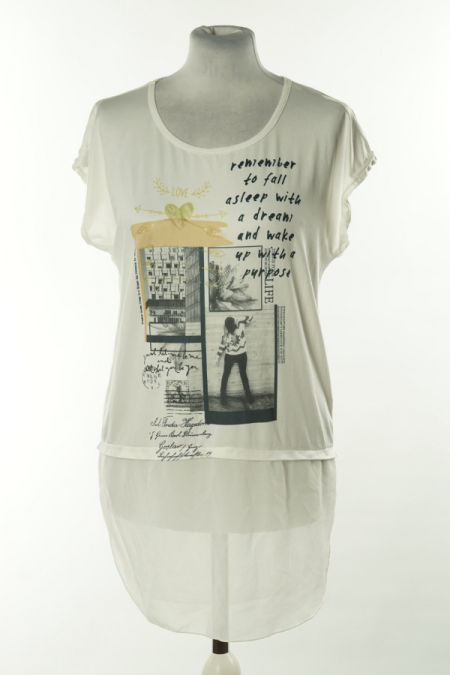 Koszulka biała nadruk