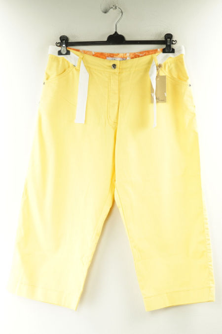 Spodnie żółte jeansowe