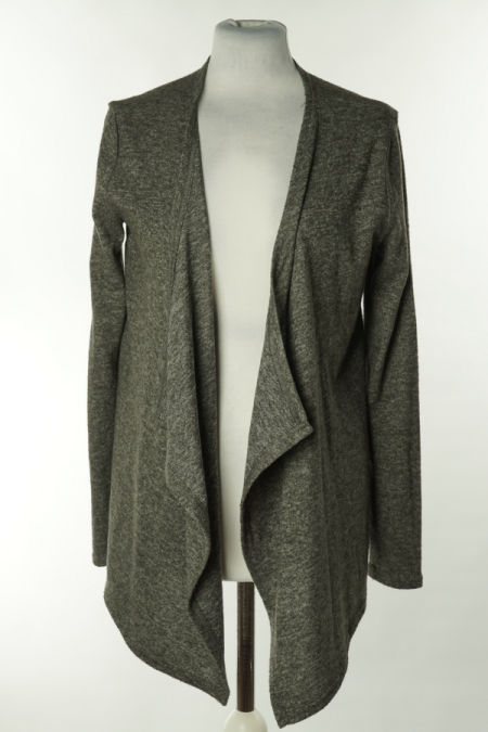 Narzutka sweterkowa szara melanż