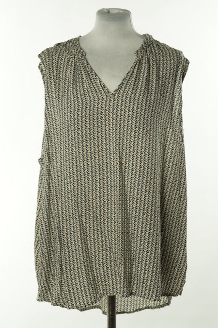 Bluzka biała wzorzysta