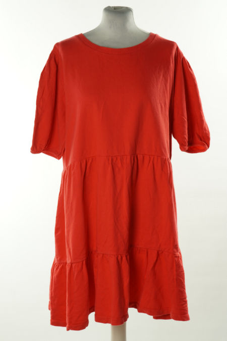 Sukienka malinowa baby doll