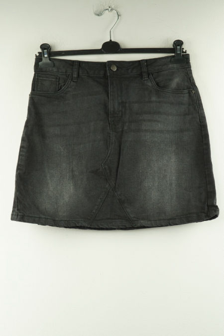 Spódnica ciemnoszara jeansowa krótka