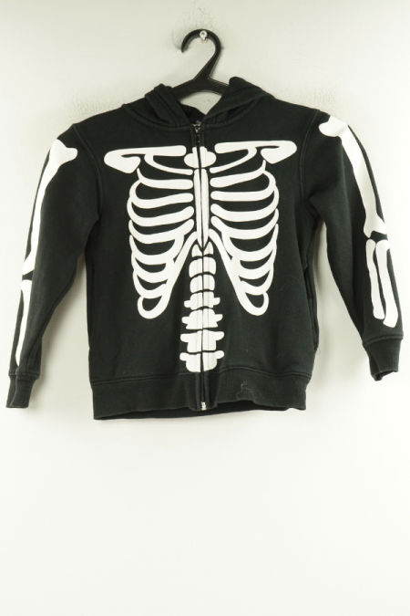 Bluza czarna kościotrup
