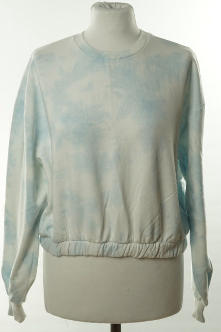 Bluza niebiesko-biała