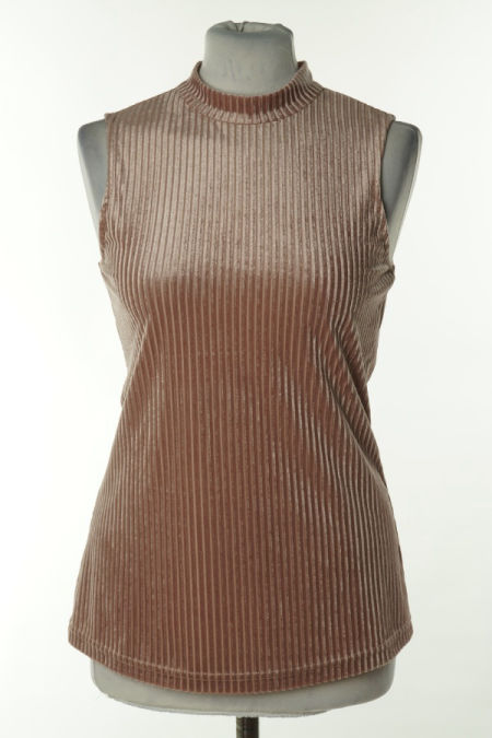 Bluzka połyskująca brudny róż