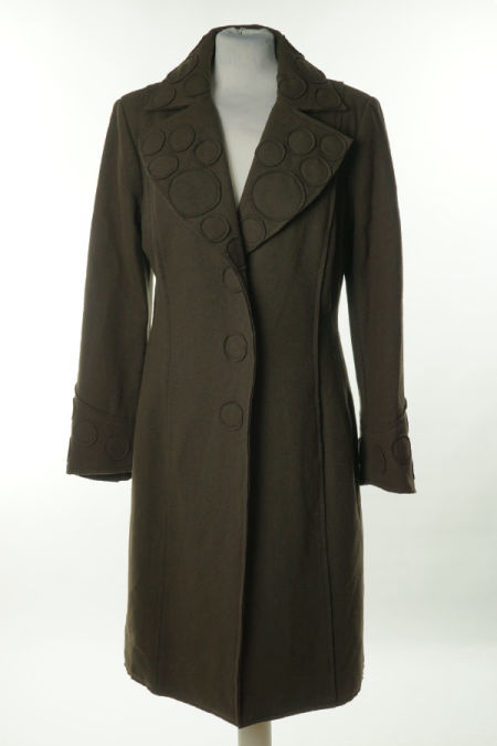 Płaszcz brązowy (80%wełna)