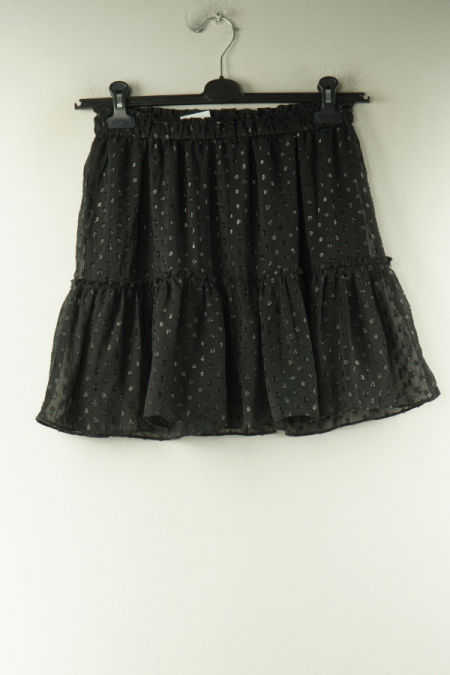 Spódnica czarna z błyszczącymi kropkami