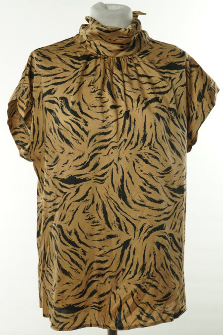 Bluzka beżowe tygrys