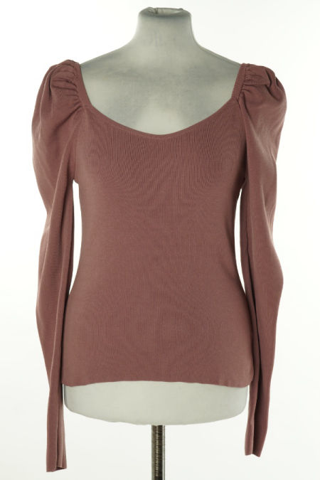 Bluzka fioletowa prążkowana