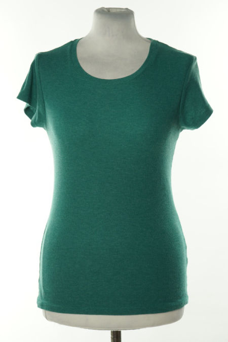 Koszulka zielona prążkowana