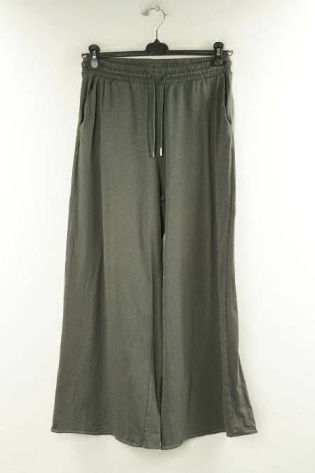 Spodnie dresowe z szeroką nogawką