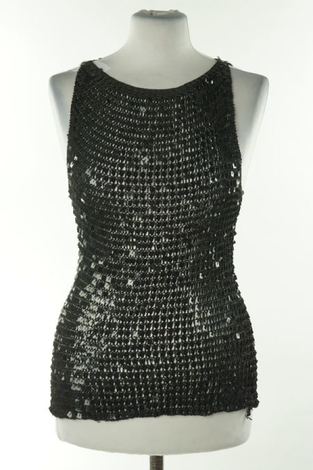 Bluzka czarna cekinowa