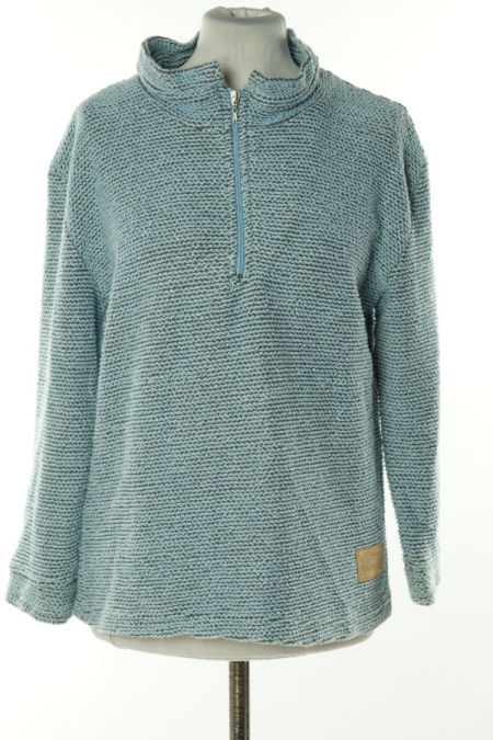 Sweter niebieski melanż