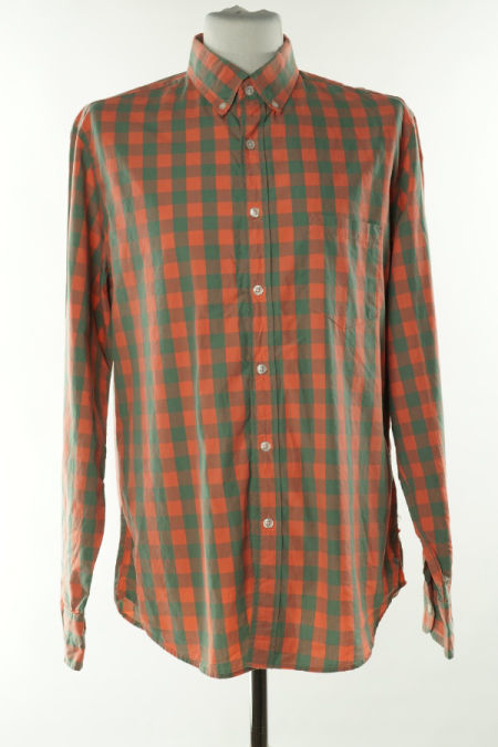 Koszula różowo-szara w kratkę