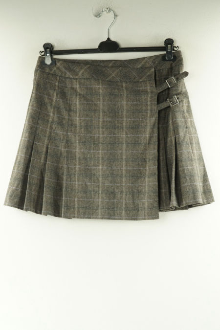 Spódnica szara plisowana(42%wełny)