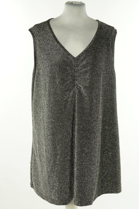 Bluzka czarna ze srebrną nitką