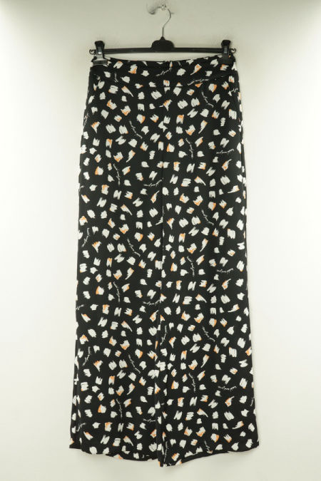 Spodnie czarne wzorek