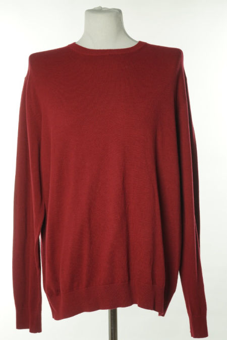 Sweter bordowy gładki