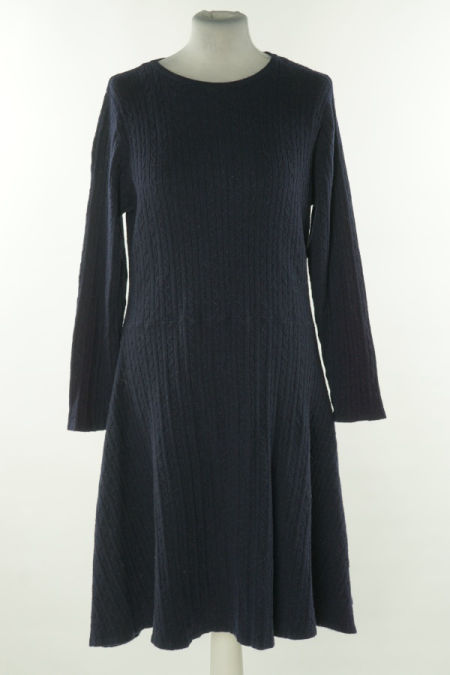 Sukienka granatowa sweterkowa