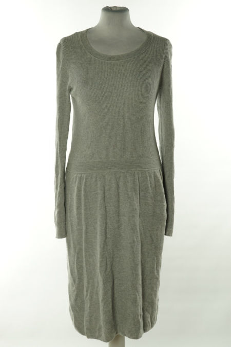 Sukienka szara sweterkowa
