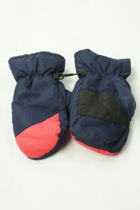 Rękawiczki granatowo - różowe