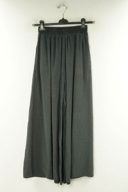 Spodnie materiałowe szare na gumkę